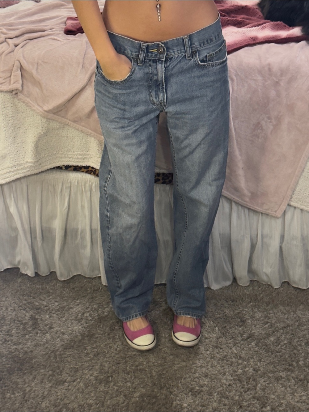 Y2K Mossimo baggy lowrise Light Wash Jeans